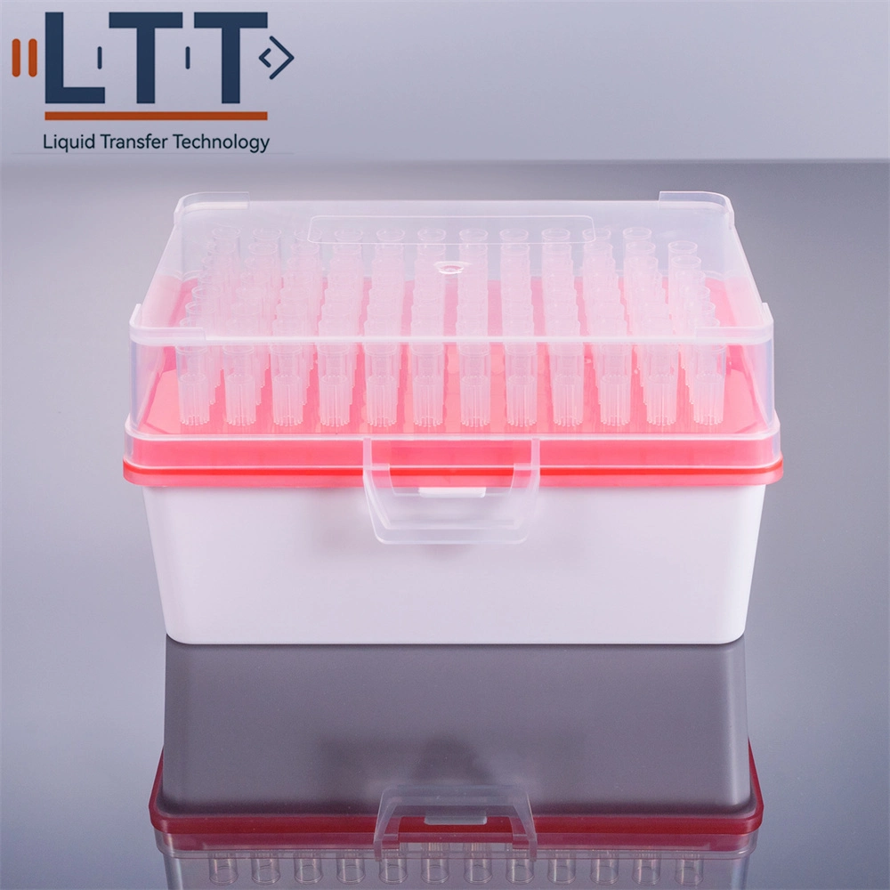 Disposable PP Material 20UL Transparent Pipette Tips (Without Filter in rack For Rainin LTS) Universal Dnase Rnase Free Plastic Micro Pipette Filter Tips